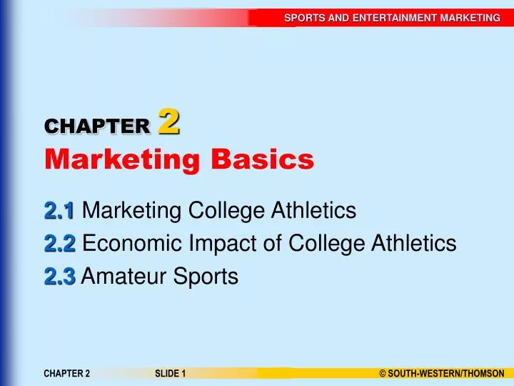 chapter 2 marketing basics