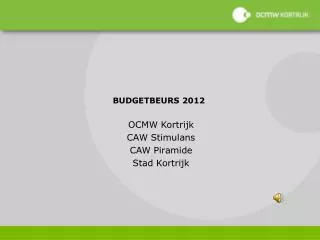 budgetbeurs 2012