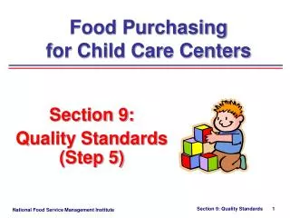Section 9: Quality Standards (Step 5)
