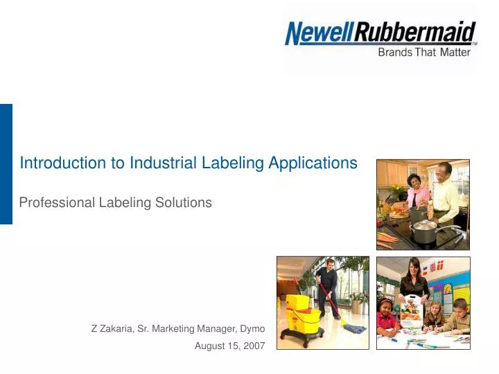 introduction to industrial labeling applications