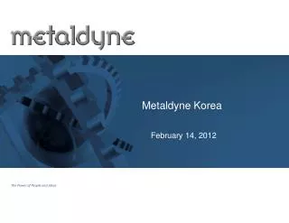 Metaldyne Korea
