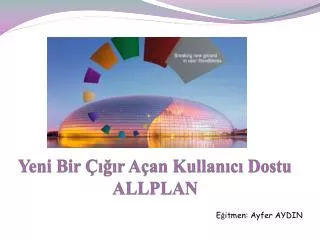 yeni bir r a an kullan c dostu allplan