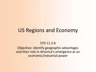 US Regions and Economy