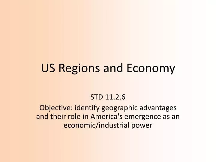 us regions and economy