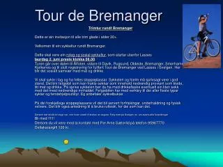 tour de bremanger