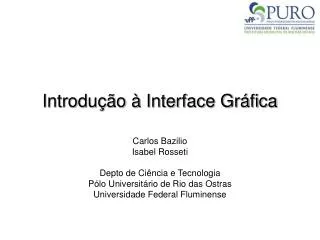 introdu o interface gr fica