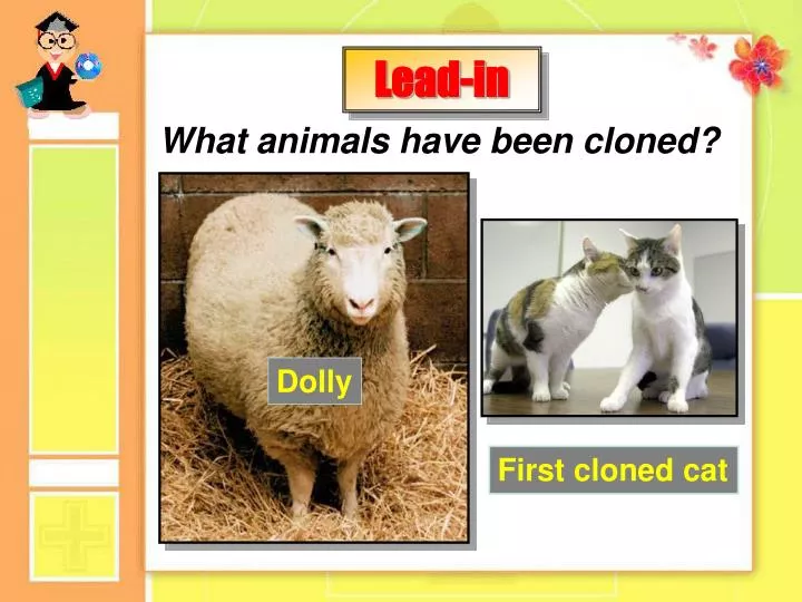 what animals have been cloned