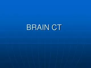 brain ct