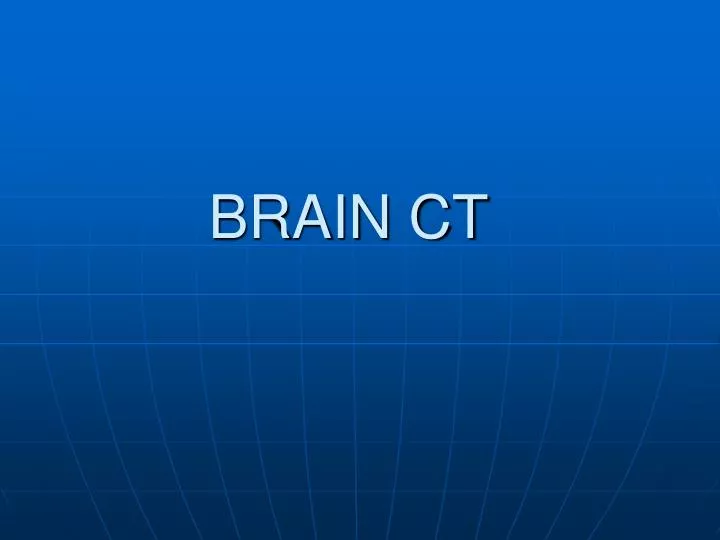 brain ct