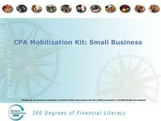 CPA Mobilization Kit: Small Business