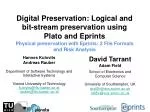 Preservation - Check - slide 1