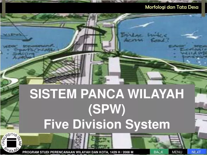 sistem panca wilayah spw five division system