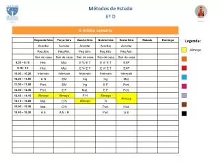 m todos de estudo 6 d