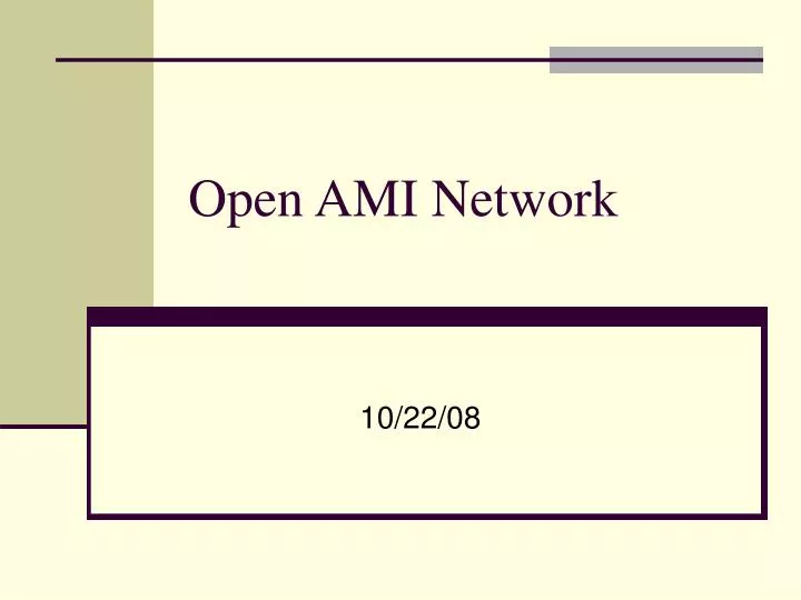 open ami network