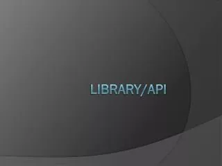 library api