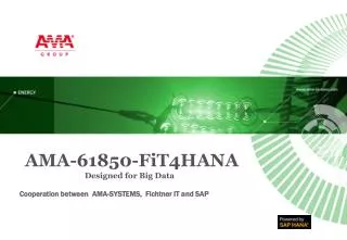 AMA-61850-FiT4HANA Designed for Big Data