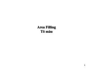area filling t m u