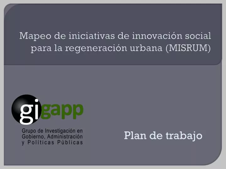 mapeo de iniciativas de innovaci n social para la regeneraci n urbana misrum