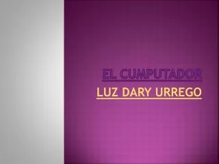 el cumputador
