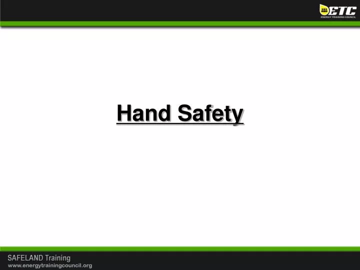 hand safety