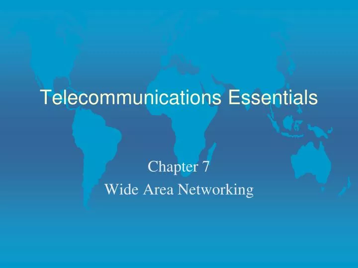 telecommunications essentials