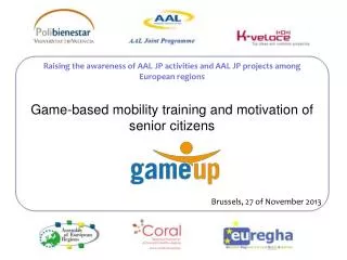 Game-based mobility training and motivation of senior citizens