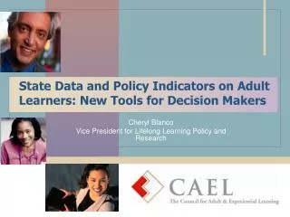 State Data and Policy Indicators on Adult Learners: New Tools for Decision Makers