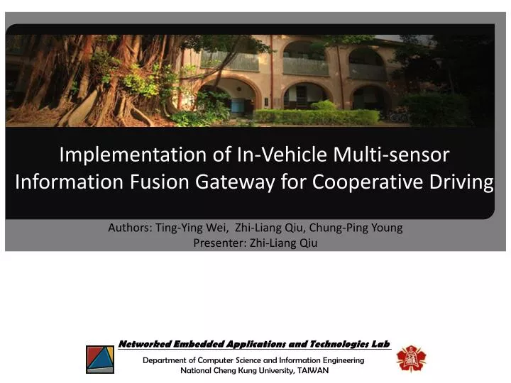 implementation of in vehicle multi sensor information fusion gateway for cooperative driving