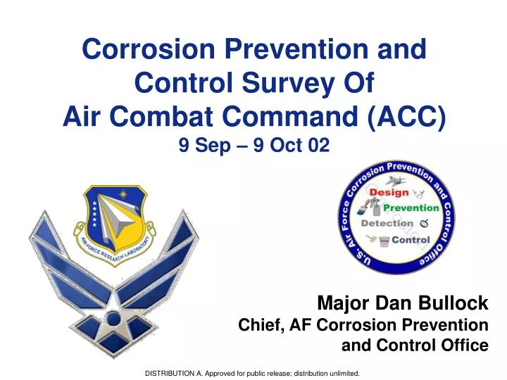 corrosion prevention and control survey of air combat command acc 9 sep 9 oct 02