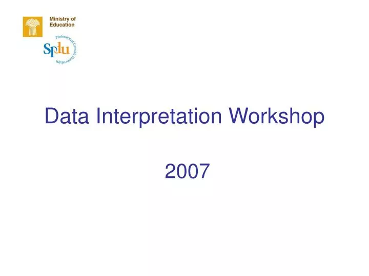 data interpretation workshop