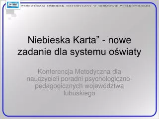 niebieska karta nowe zadanie dla systemu o wiaty