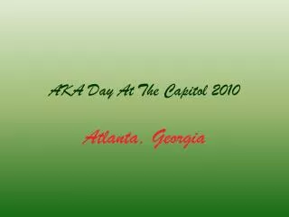 AKA Day At The Capitol 2010