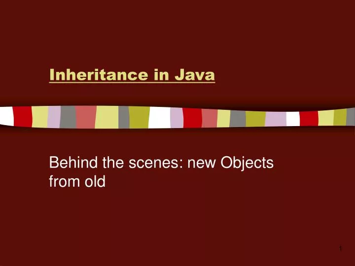 inheritance in java