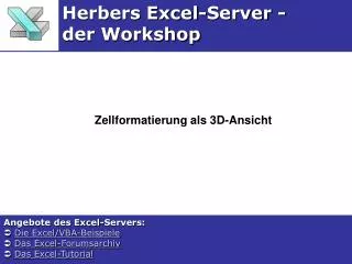 zellformatierung als 3d ansicht