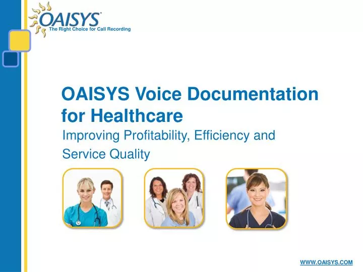 oaisys voice documentation for healthcare