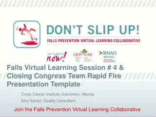 Join the Falls Prevention Virtual Learning Collaborative