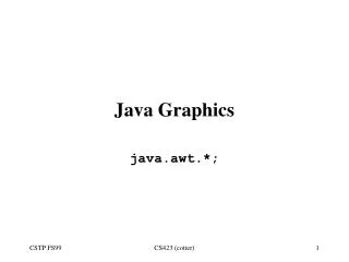 Java Graphics