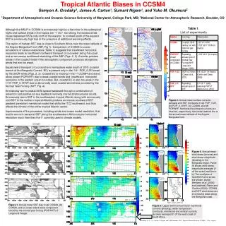 Tropical Atlantic Biases in CCSM4