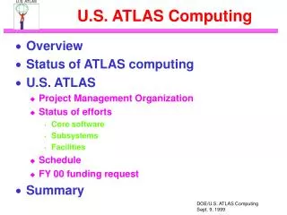 U.S. ATLAS Computing