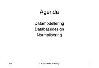 Agenda