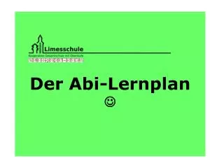 der abi lernplan