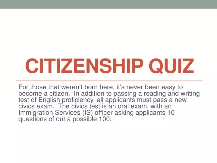 citizenship quiz