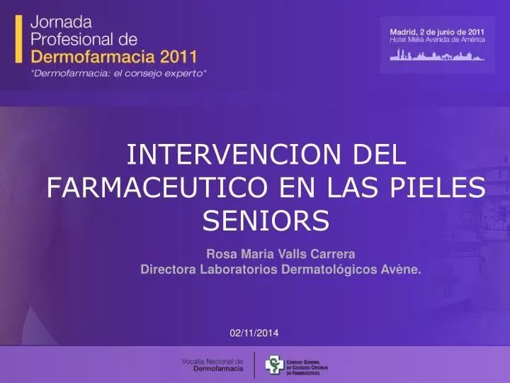 intervencion del farmaceutico en las pieles seniors