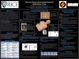 Second Chance Automated External Defibrillator Pads
