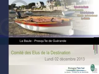 comit des elus de la destination