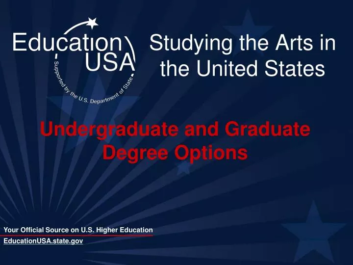studying the arts in the united states