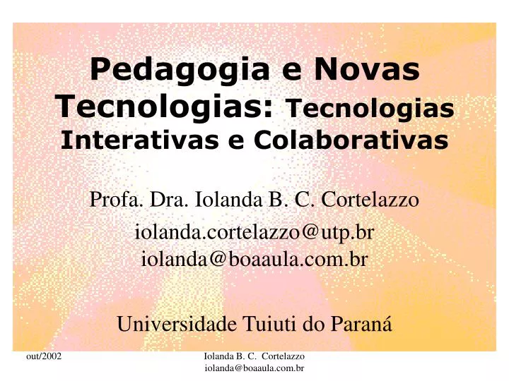pedagogia e novas tecnologias tecnologias interativas e colaborativas