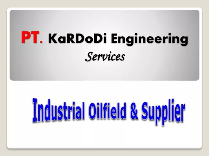 pt kardodi engineering services