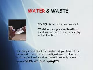 WATER &amp; WASTE