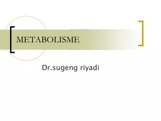 metabolisme